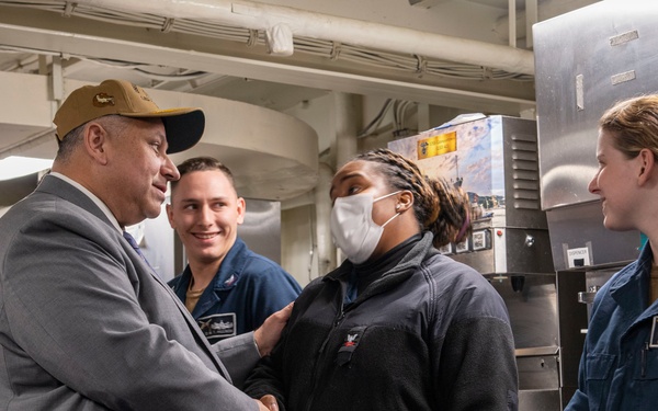 SECNAV Visits Naval Base San Diego
