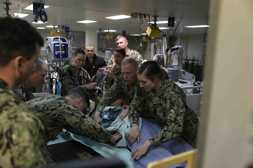 USS BATAAN Pier-side Trauma Medical Training