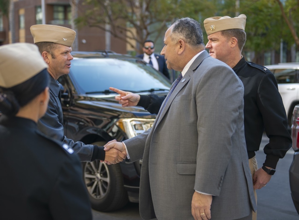 SECNAV Visits Naval Base San Diego