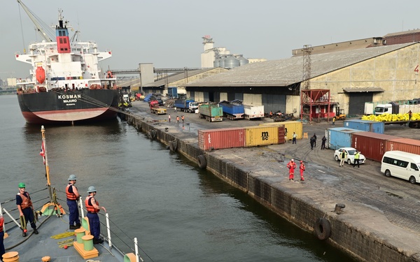 USCGC Spencer (WMEC 905) arrives in Abidjan, Côte d’Ivoire