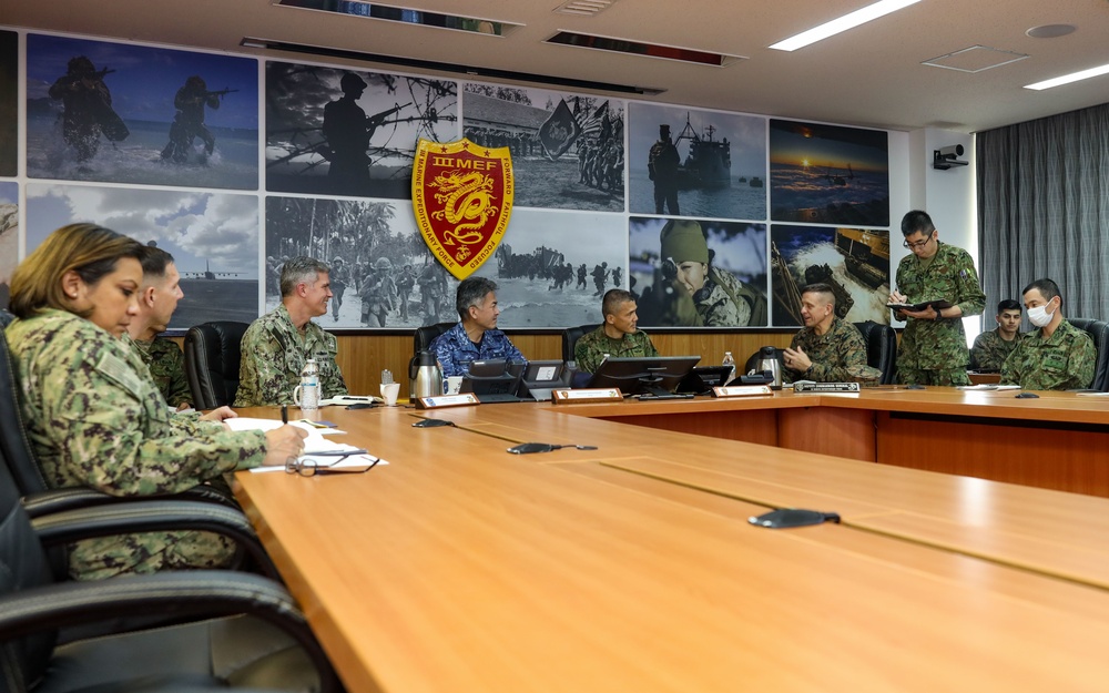 Japanese Self-Defense Force leadership visits Task Force 76/3 during Exercise Iron Fist 23