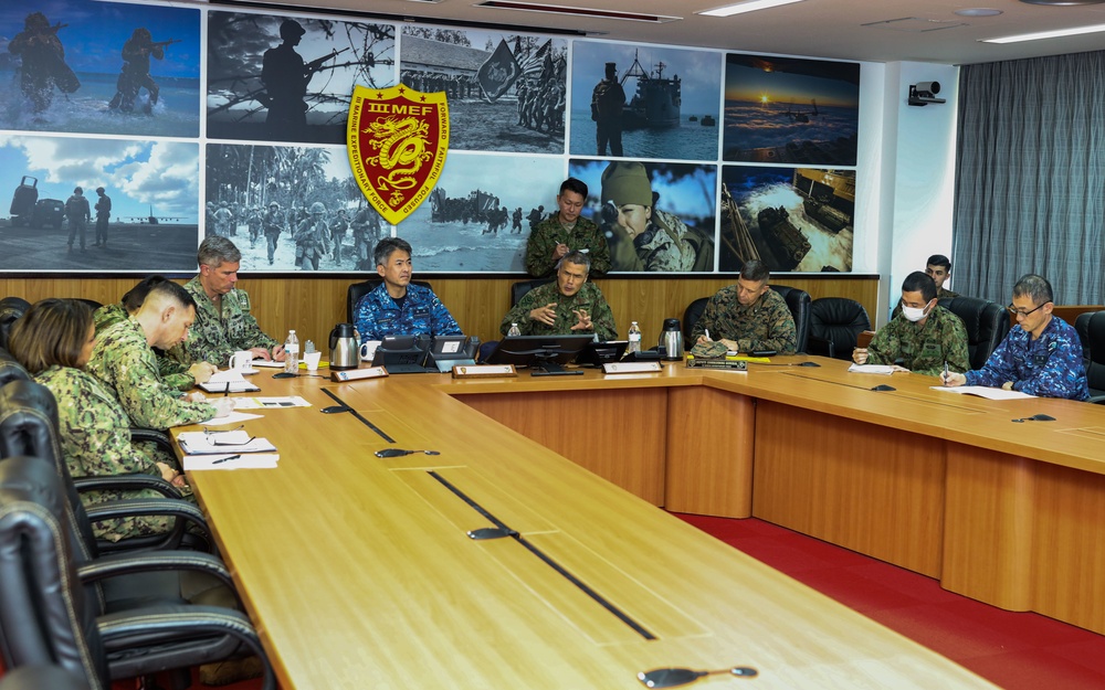 Japanese Self-Defense Force leadership visits Task Force 76/3 during Exercise Iron Fist 23