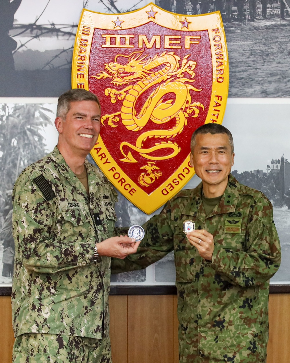 Japanese Self-Defense Force leadership visits Task Force 76/3 during Exercise Iron Fist 23