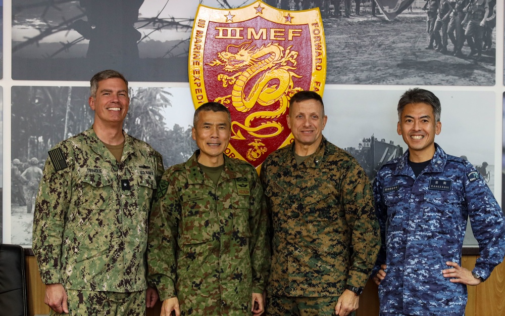 Japanese Self-Defense Force leadership visits Task Force 76/3 during Exercise Iron Fist 23