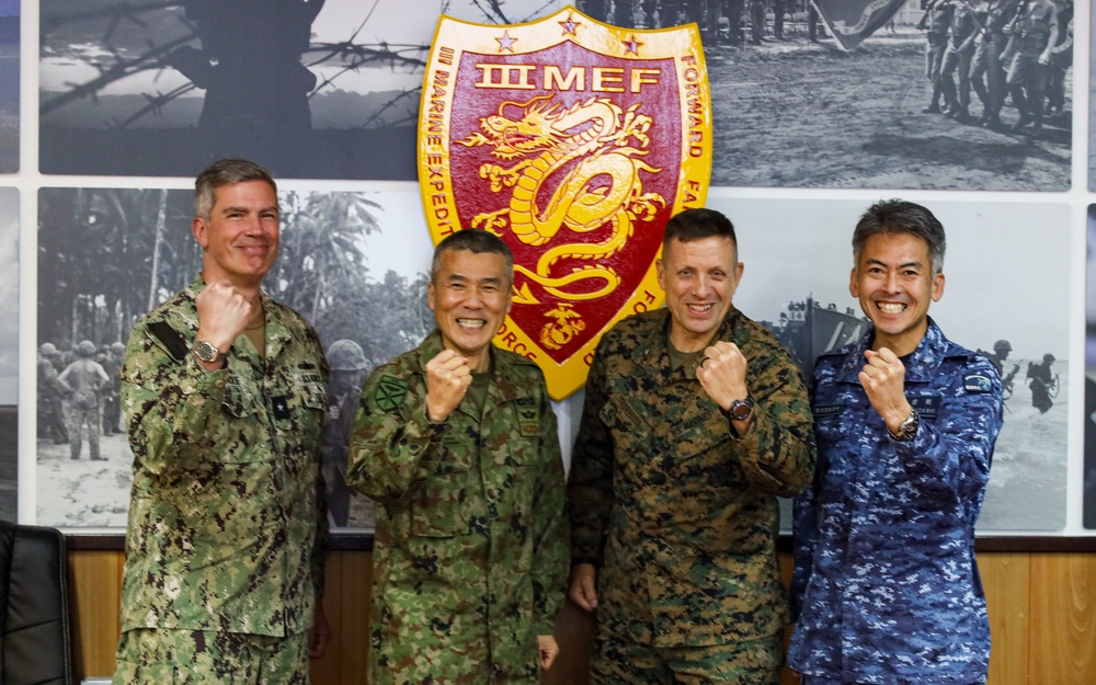 Japanese Self-Defense Force leadership visits Task Force 76/3 during Exercise Iron Fist