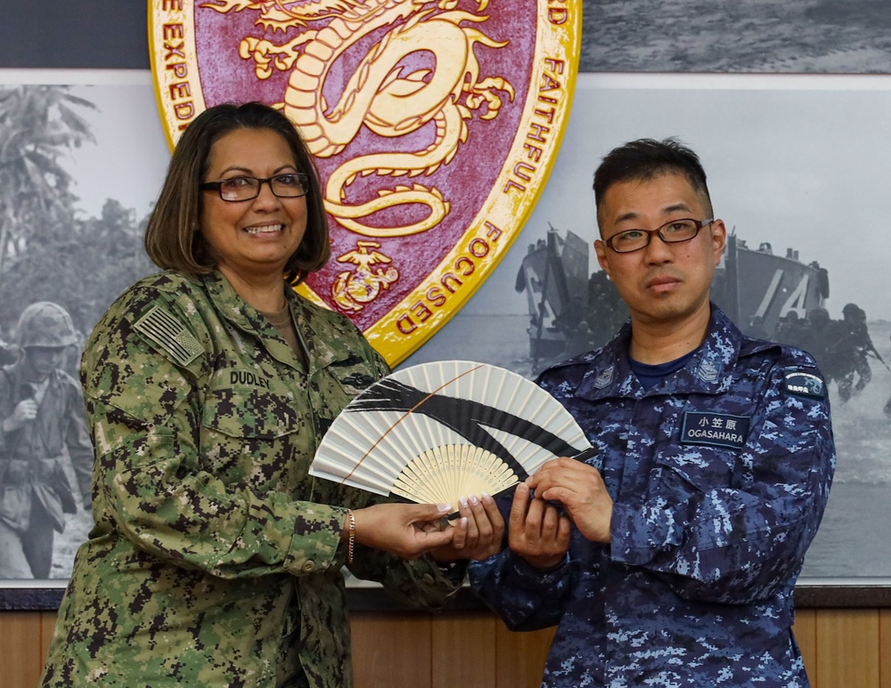 Japanese Self-Defense Force leadership visits Task Force 76/3 during Exercise Iron Fist