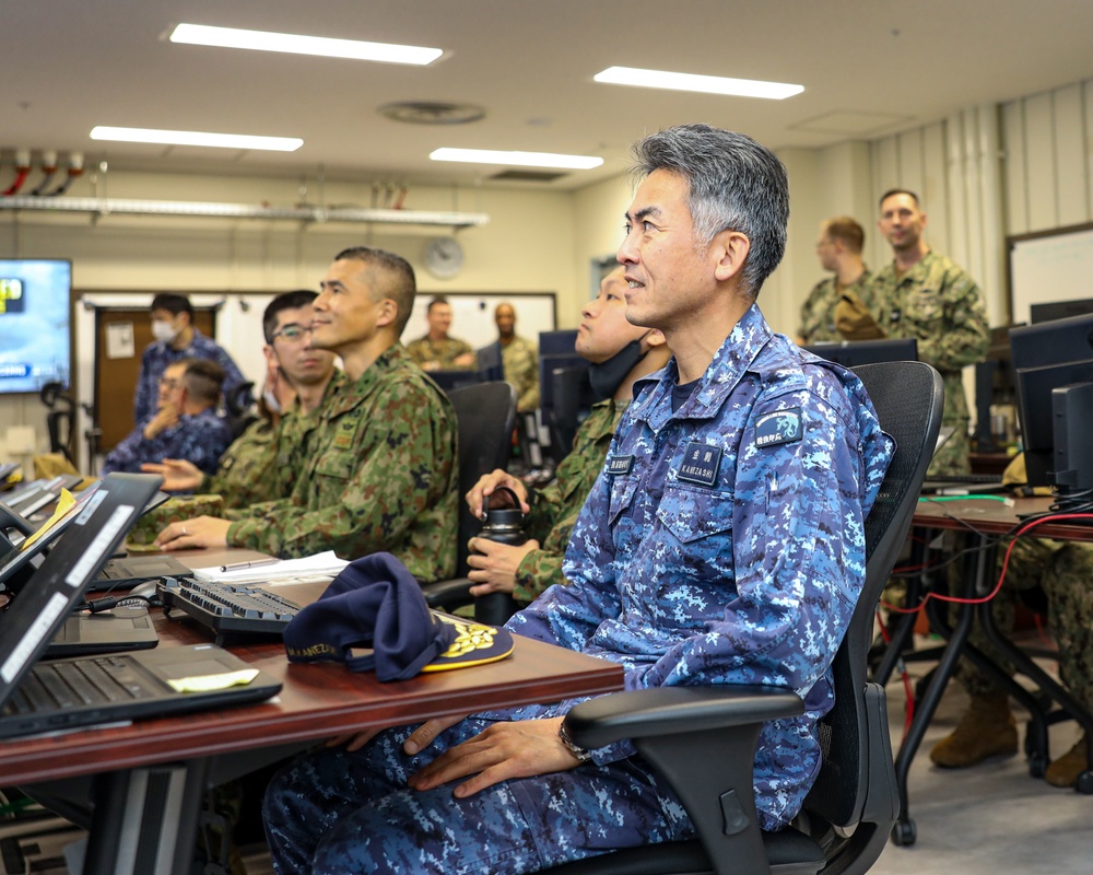 Japanese Self-Defense Force leadership visits Task Force 76/3 during Exercise Iron Fist