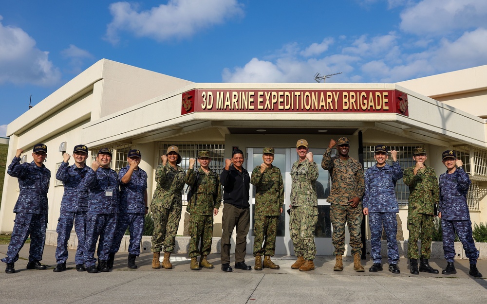 Japanese Self-Defense Force leadership visits Task Force 76/3 during Exercise Iron Fist