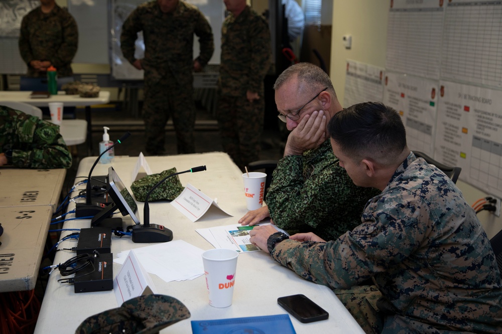 Senior Colombian Marine Corps, Navy Leadership visit Camp Pendleton