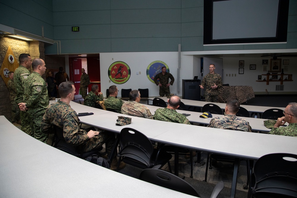 Senior Colombian Marine Corps, Navy Leadership visit Camp Pendleton