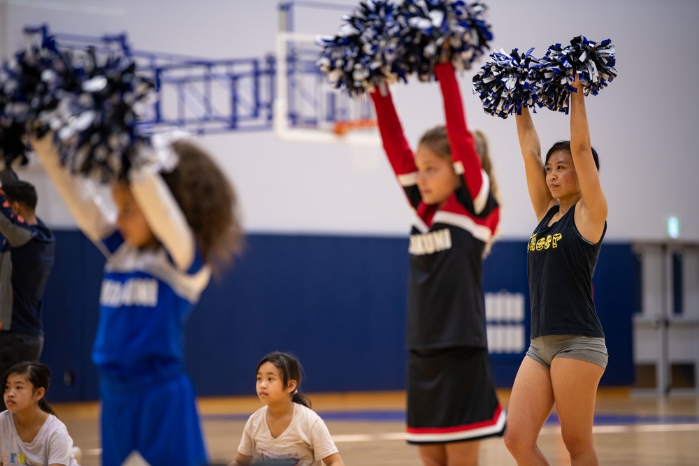 NFL Cheerleaders visit MCAS Iwakuni