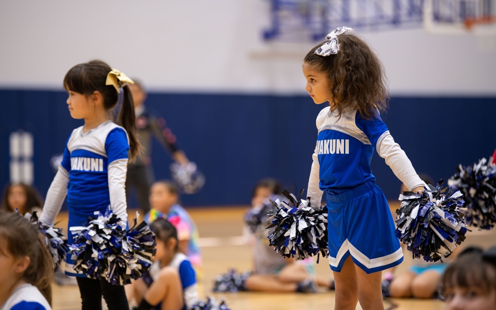 NFL Cheerleaders visit MCAS Iwakuni