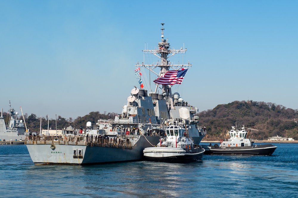 USS Barry homeport shift