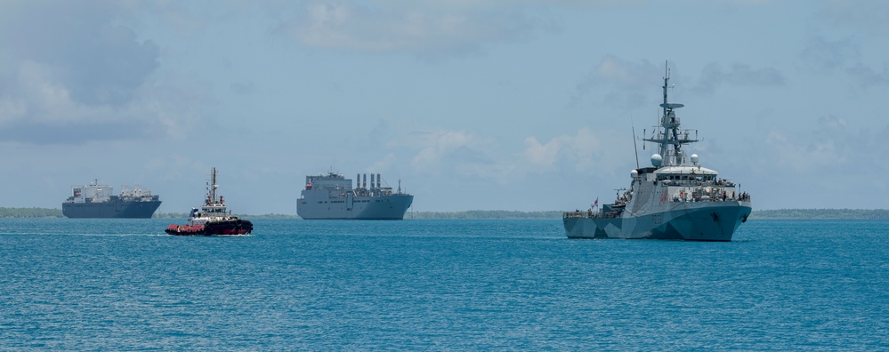 HMS Tamar Visits Diego Garcia