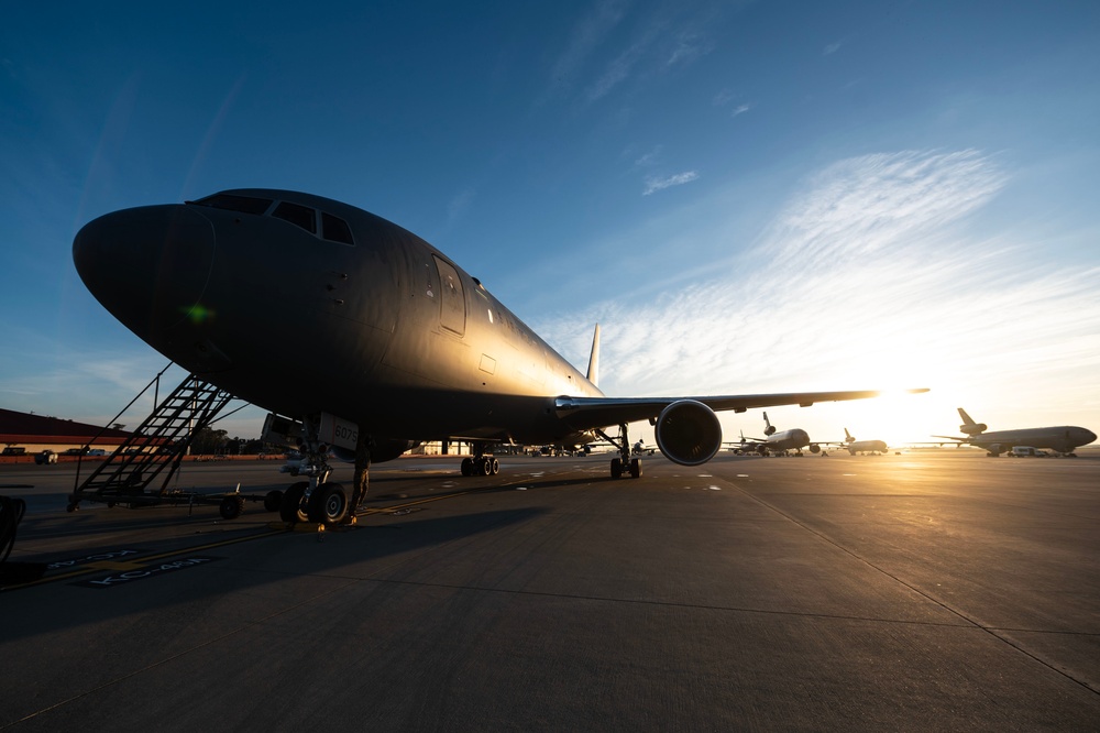 Travis AFB conducts combined K-10, KC-46 integrated mission sortie training