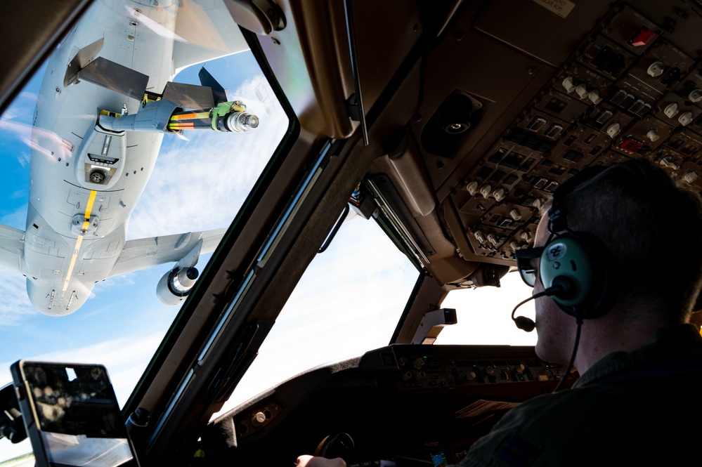 Travis AFB conducts combined K-10, KC-46 integrated mission sortie training