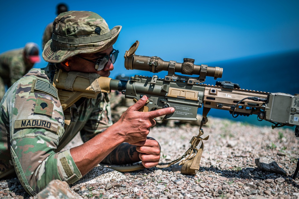 TF Wolfhound conducts training for high angle shooting