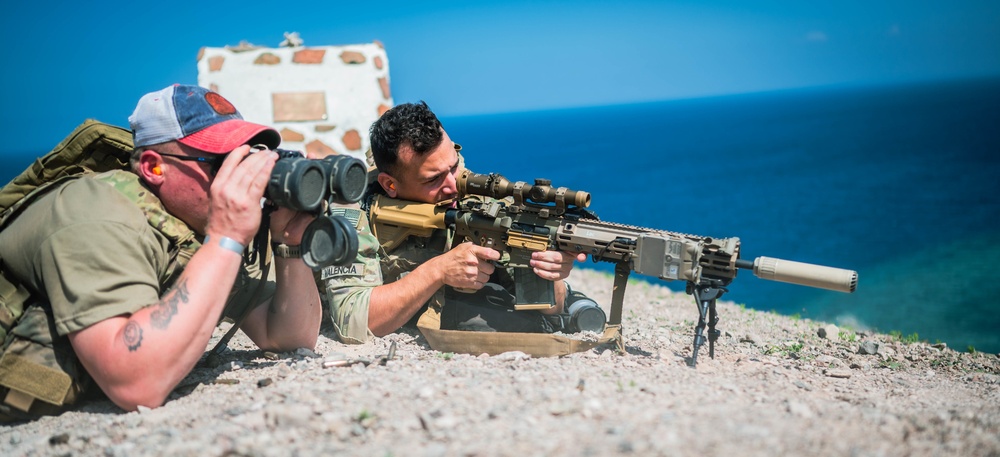 TF Wolfhound conducts training for high angle shooting