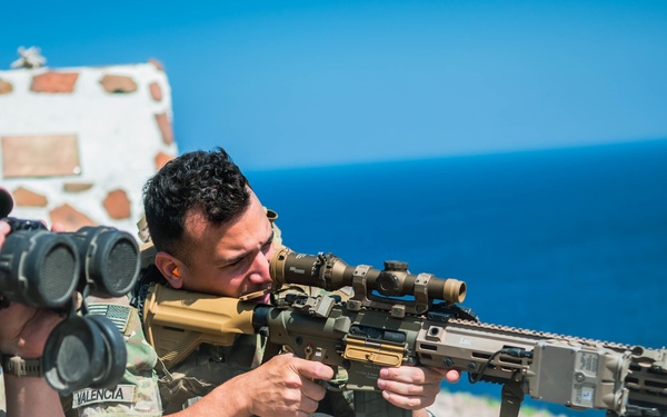 TF Wolfhound conducts training for high angle shooting