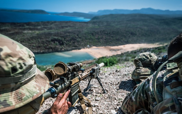 TF Wolfhound conducts training for high angle shooting