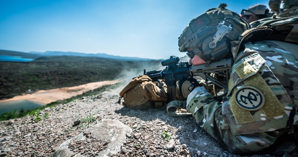 TF Wolfhound conducts training for high angle shooting