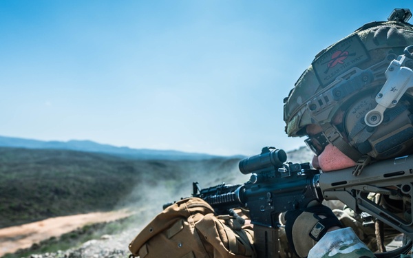 TF Wolfhound conducts training for high angle shooting