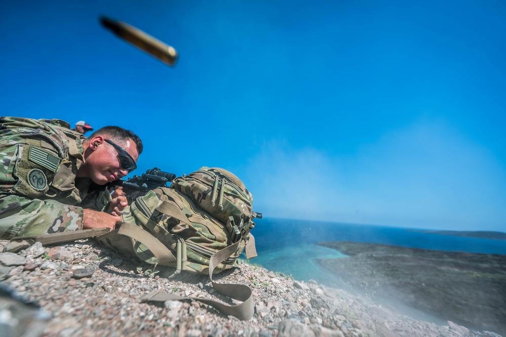 TF Wolfhound conducts training for high angle shooting