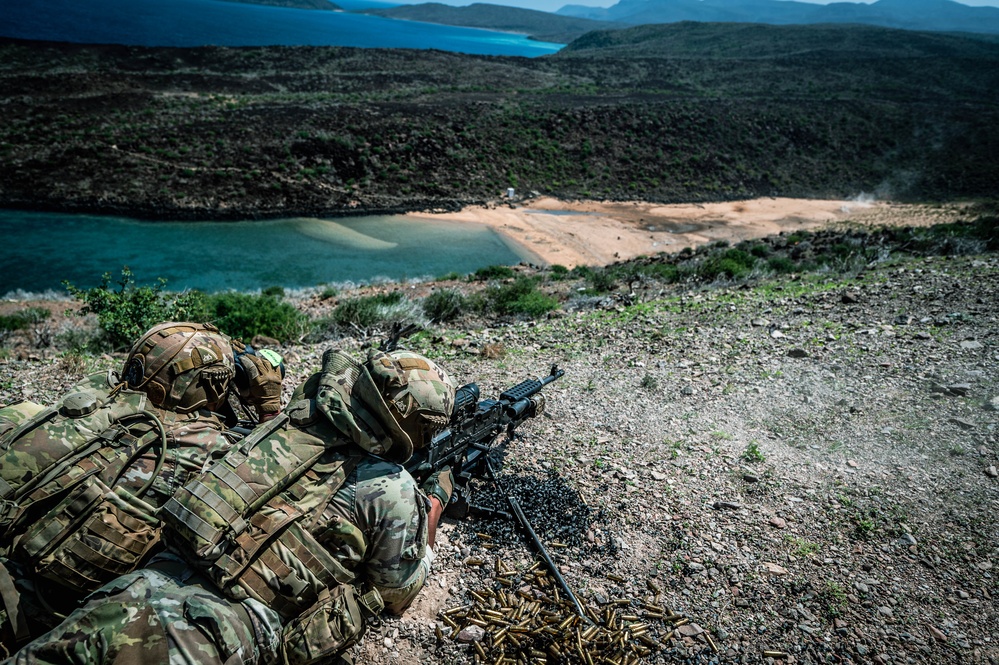 TF Wolfhound conducts training for high angle shooting