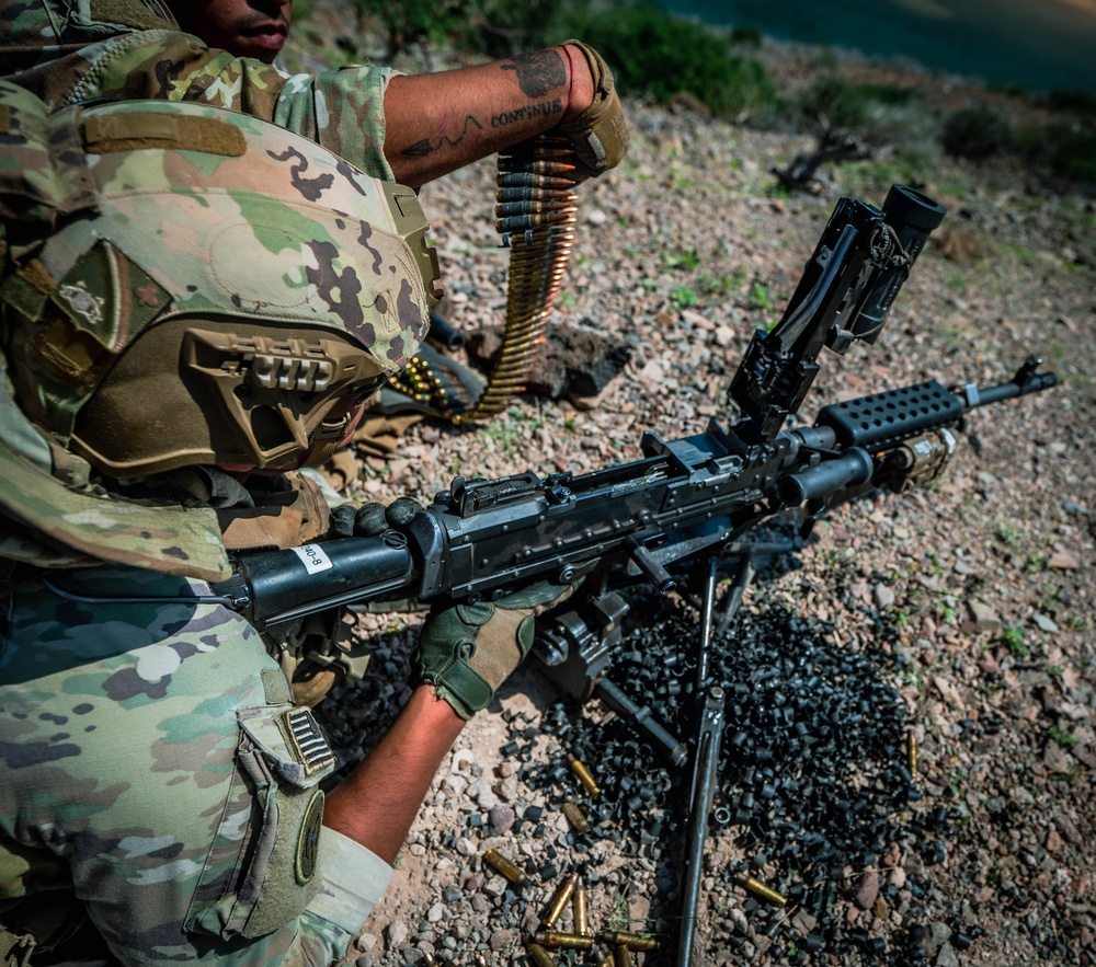 TF Wolfhound conducts training for high angle shooting
