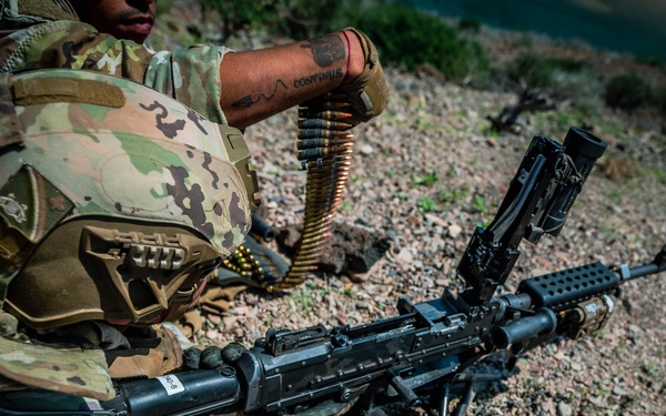 TF Wolfhound conducts training for high angle shooting
