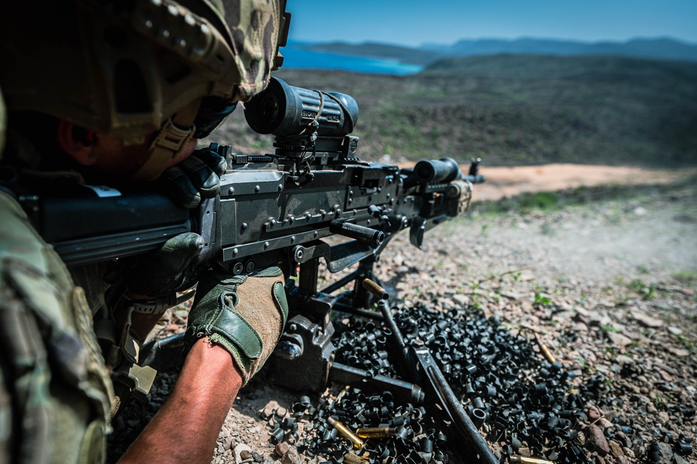 TF Wolfhound conducts training for high angle shooting