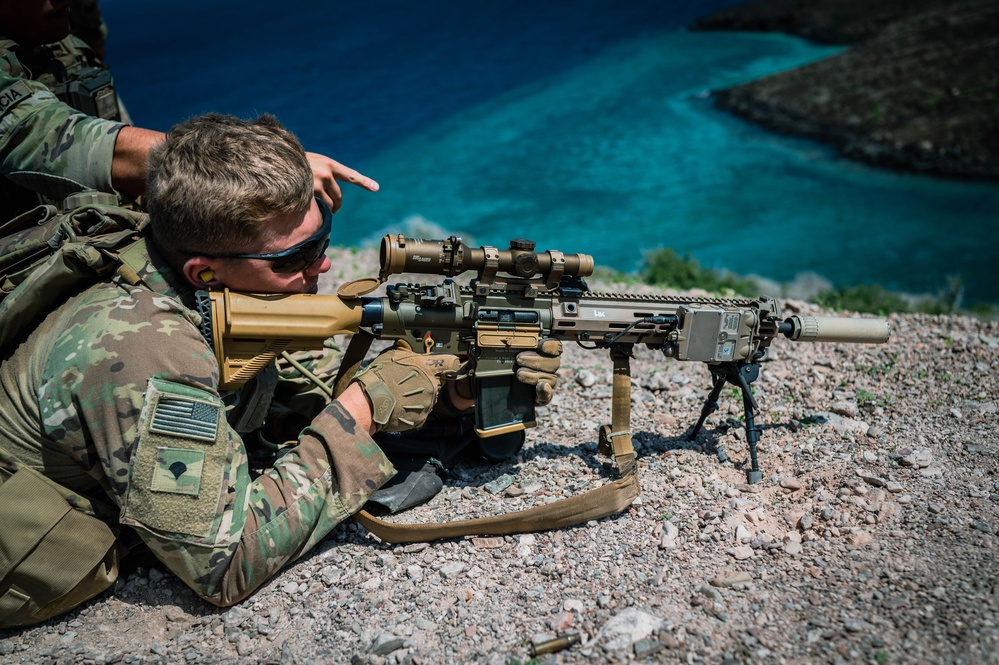 TF Wolfhound conducts training for high angle shooting