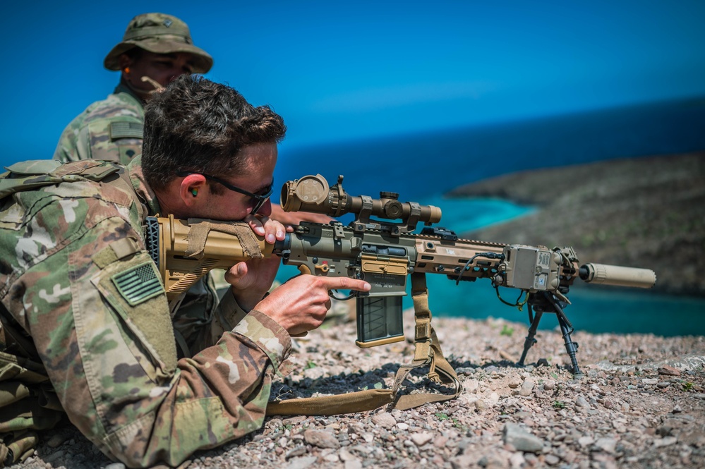 TF Wolfhound conducts training for high angle shooting