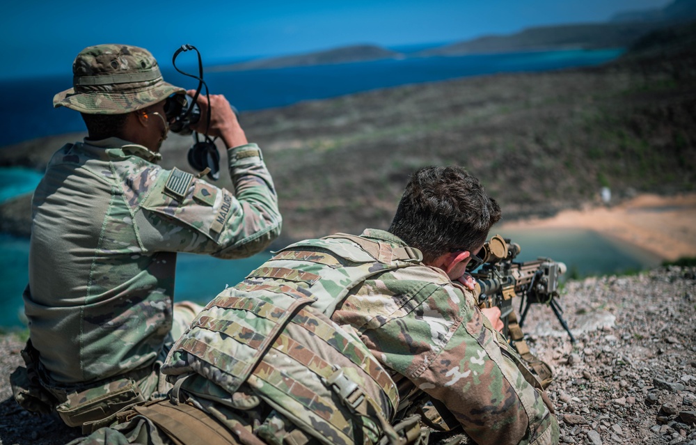TF Wolfhound conducts training for high angle shooting