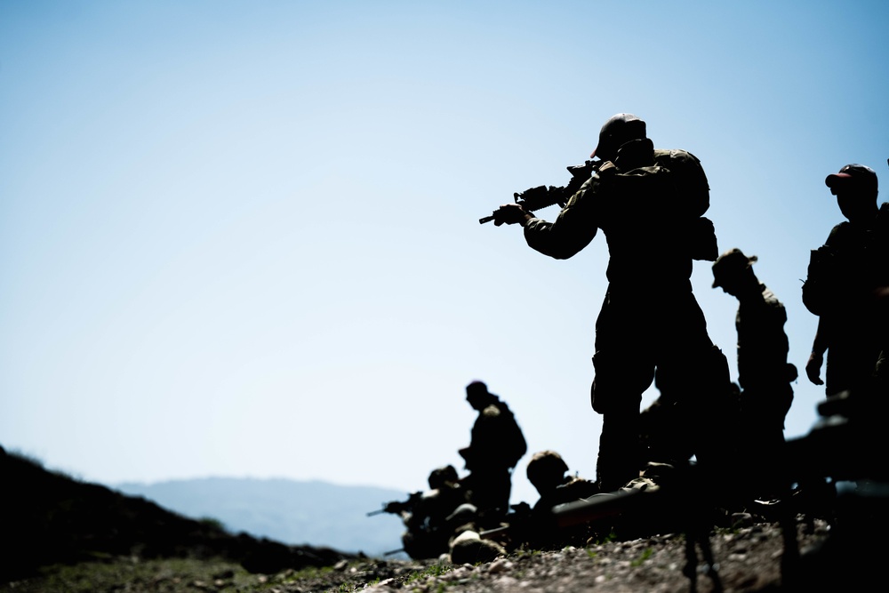 TF Wolfhound conducts training for high angle shooting