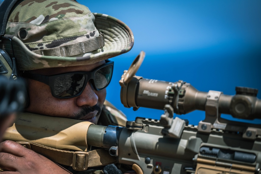 TF Wolfhound conducts training for high angle shooting