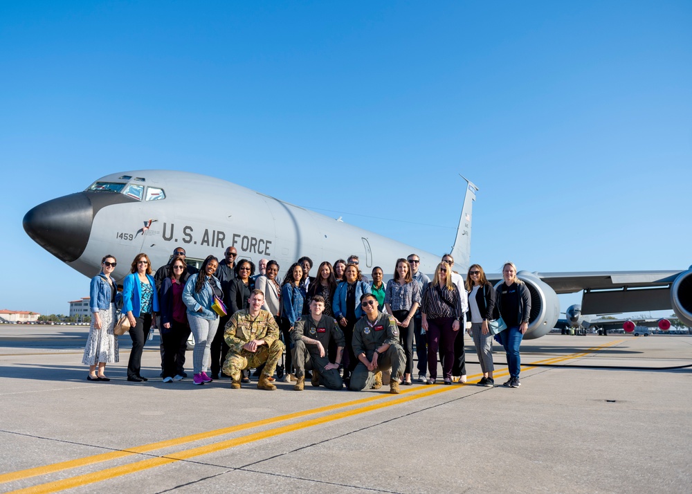 Building connections - Local professionals tour MacDill Air Force Base