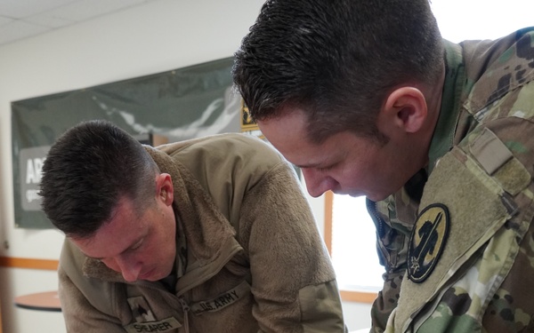 Signing Reenlistment Paperwork