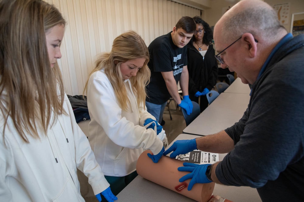 Army recruiter partners with high schools to provide medical training, discuss opportunities