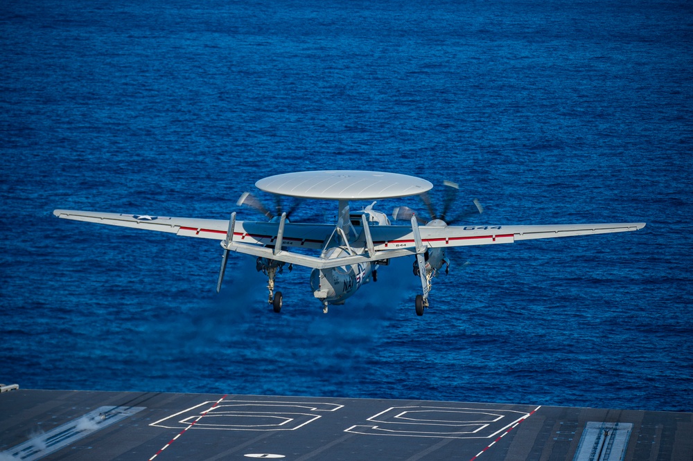 IKE Conducts Operations In The Atlantic Ocean