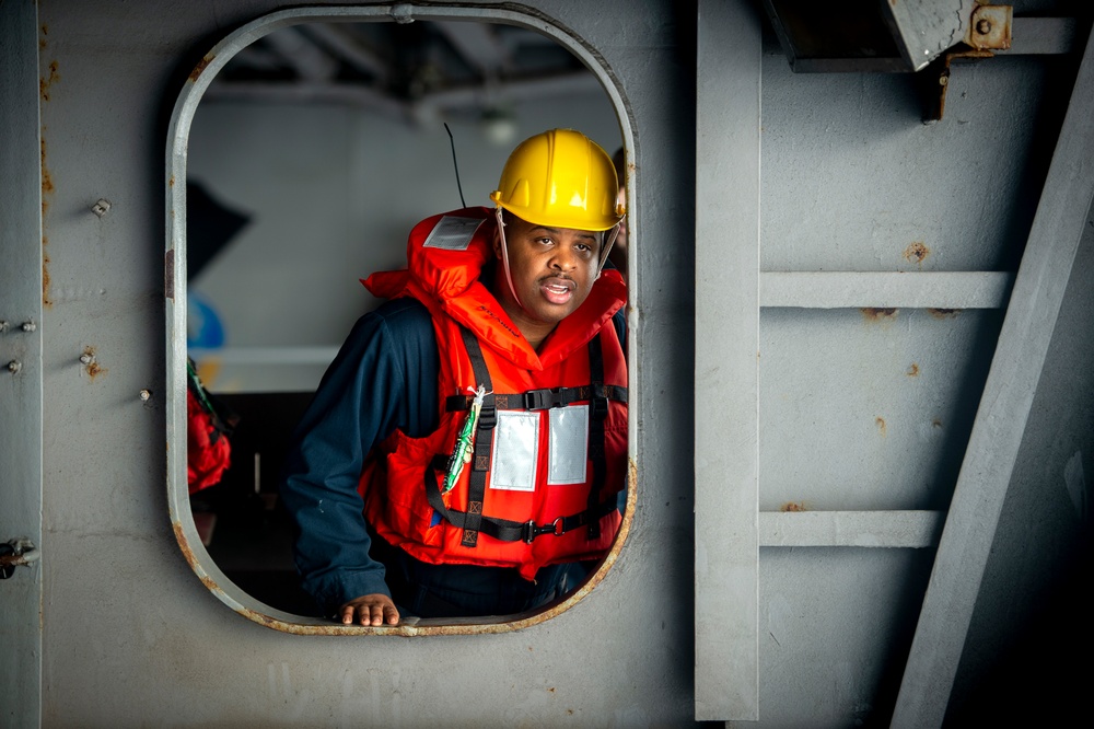 IKE Conducts Operations In The Atlantic Ocean