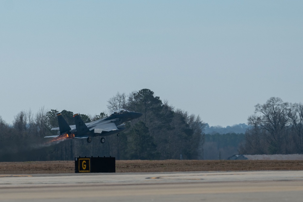 Strike Eagles soar over SJAFB