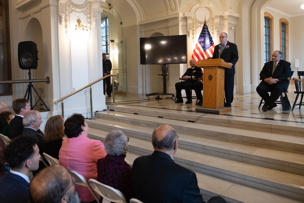 SECNAV Dedicates USNA Building to Former President Carter