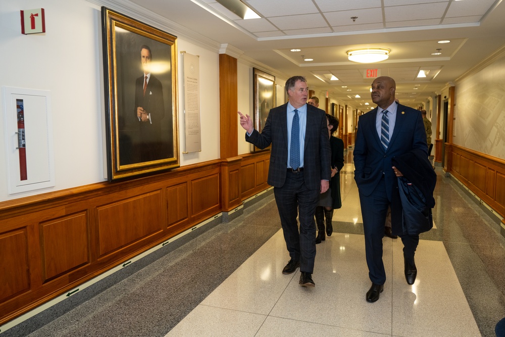 Deputy Assistant Secretary of Defense for the Western Hemisphere hosts Colombian Ambassador to the United States