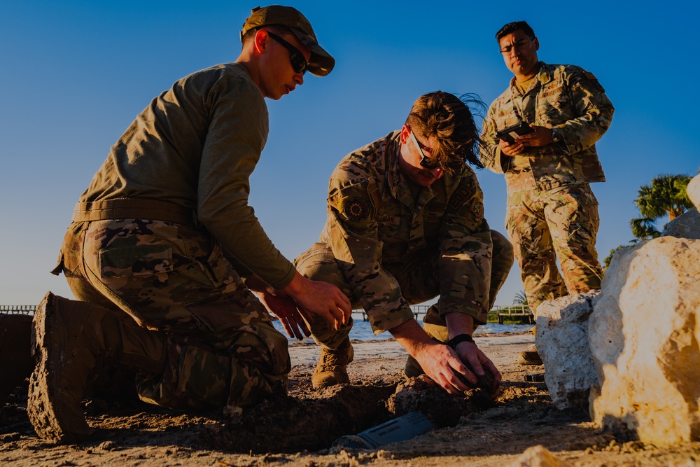 6th CES EOD unit removes ordnance at Crystal Beach