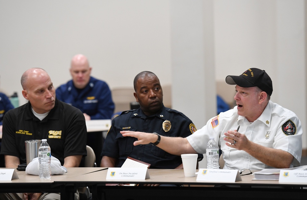 Keesler hosts joint table top exercise