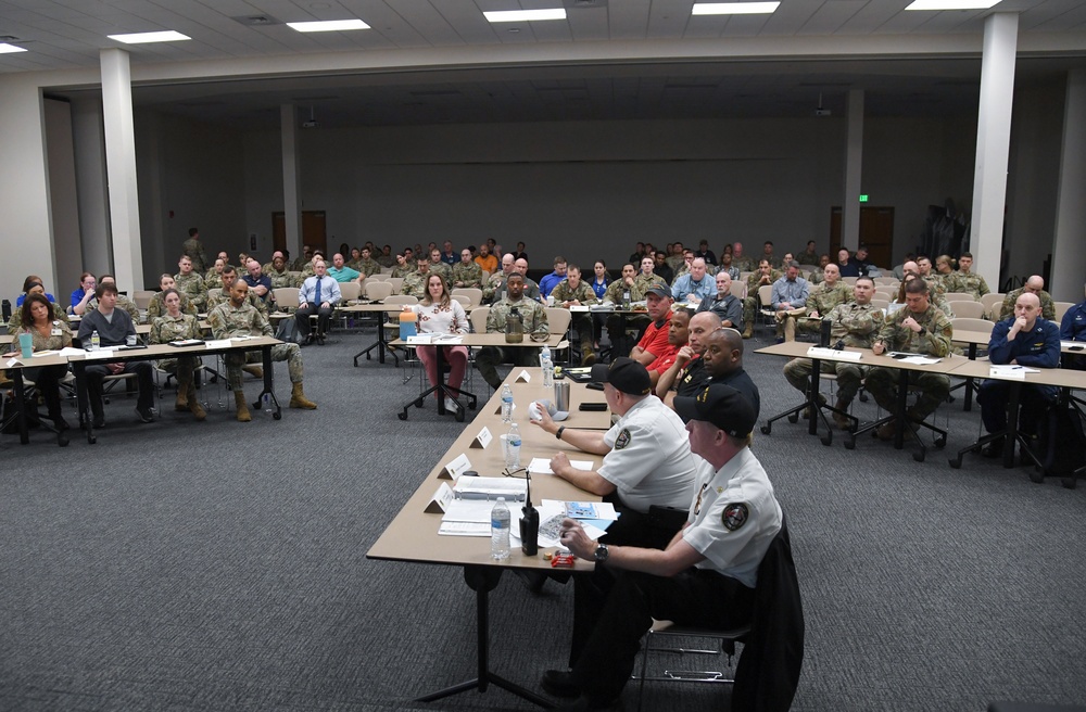 Keesler hosts joint table top exercise