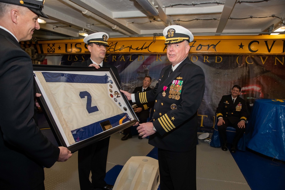 Destroyer Squadron TWO Holds Change of Command