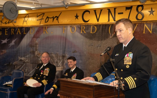 Destroyer Squadron TWO Holds Change of Command