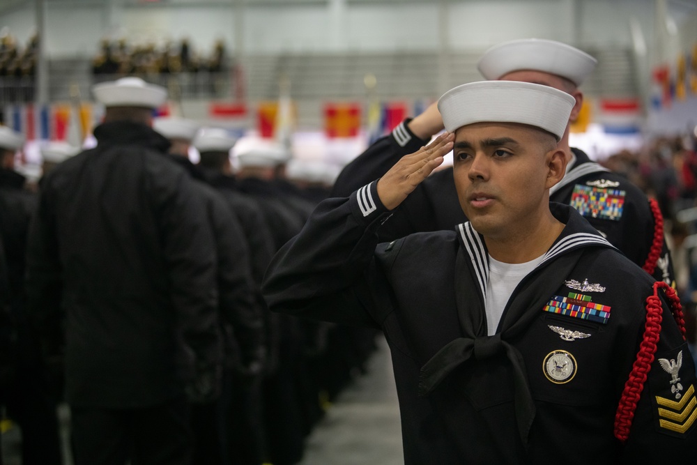 Recruit Training Command Pass in Review